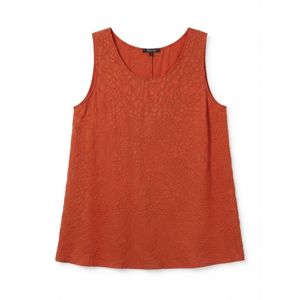 Dressori Silk top Women's L Luxury Red Designer